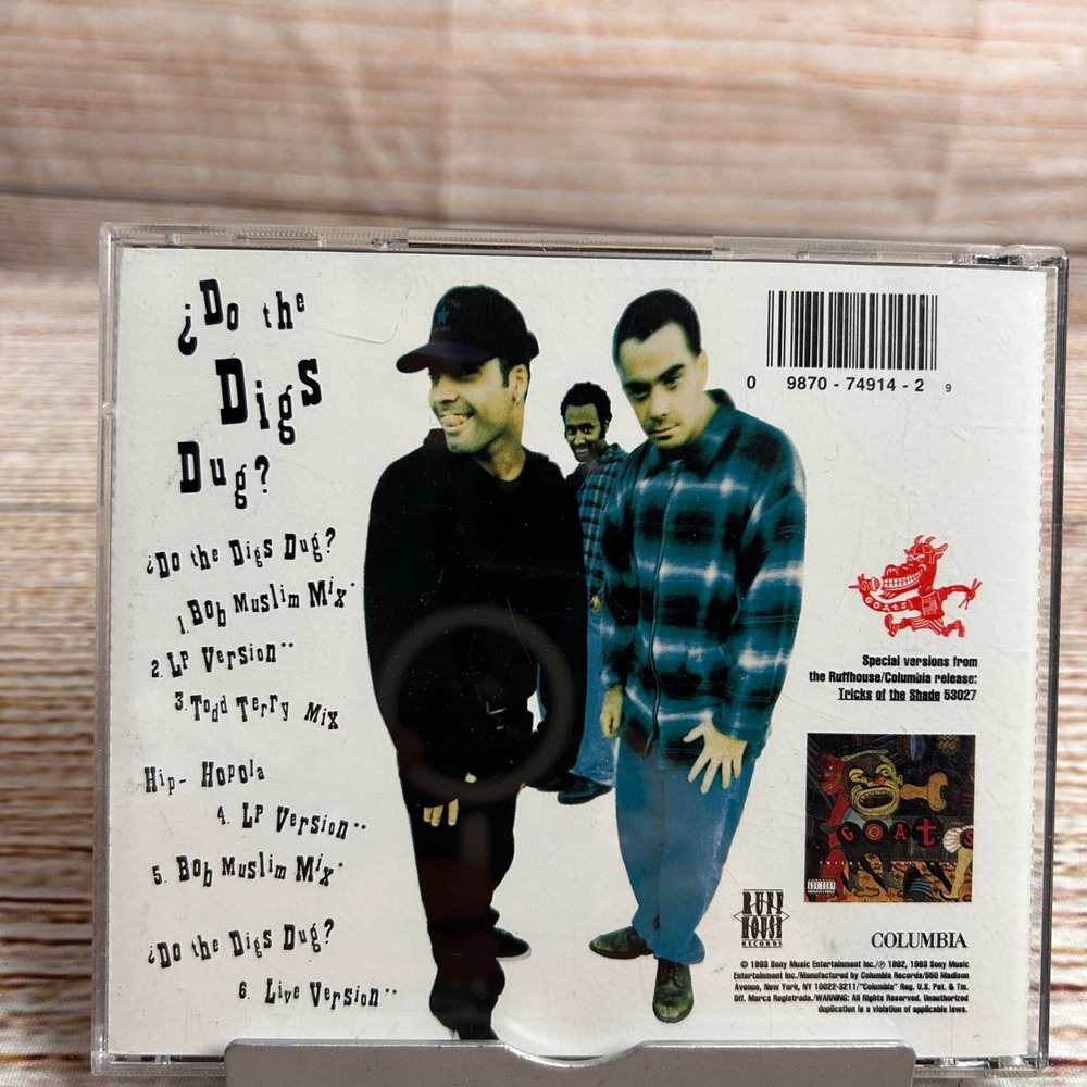 The Goats Do The Digs Dug CD Single 1993 Ruffhouse Columbia Todd Terry